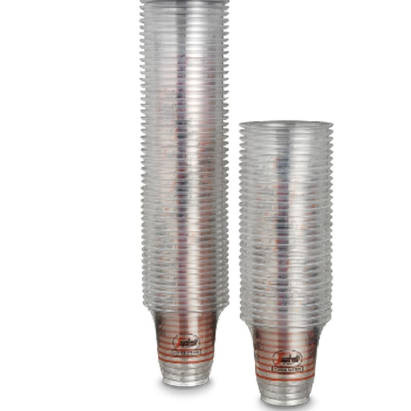 Transparent cups 80cc