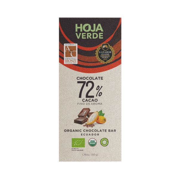 72% Organic Dark Chocolate...
